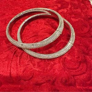 Elegant Silver Bangles good condition